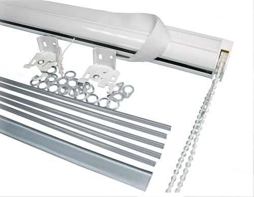 Raffrollomechanik Kettensystem für Raffrollos (90 cm) Raffrollotechnik Raffvorhangtechnik Raffrollo Raffvorhang Faltrollo Technik ohne Stoff mit Kettenzug rechts von be hide