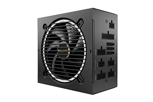 be quiet! BN513 Pure Performance Power 12 M 1200 W modulares leises Leistungsnetzteil, 80 Plus Gold, ATX 3.0, für PCIe 5.0 GPUs und GPUs mit 6+2-poligen Anschlüssen, leiser 120-mm-Lüfter, BN513 von be quiet!