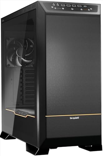 be quiet! Dark Base Pro 901 Black PC-Gehäuse, maximaler Airflow, 3X Silent Wings 4 PWM Lüfter nahezu unhörbarer Betrieb Touch-sensitives I/O-Panel, invertiertes Layout möglich, ARGB-Beleuchtung von be quiet!