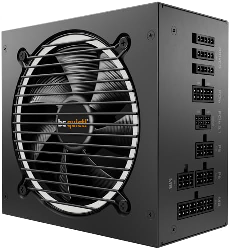 be quiet! Pure Power 12 M 650W, ATX 3.0- und PCIe 5.0 kompatibel, 80 Plus Gold, moduleres Netzteil, 12VHPWR-Kabel inkludiert, 120mm be quiet! Lüfter, BN342 von be quiet!