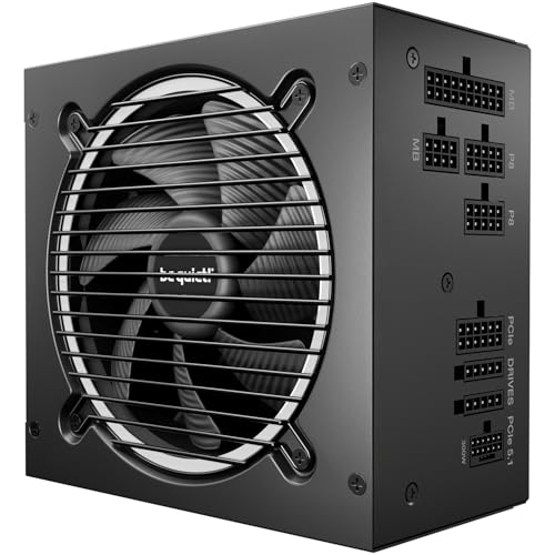 be quiet! Pure Power 13 M 550W Netzteil, 80 Plus® Gold Effizienz, ATX 3.1-Netzteil, für PCIe 5.1 GPUs, 120mm be quiet! Lüfter, semi-passiver Betrieb möglich, LLC-Technologie, Single-Rail von be quiet!