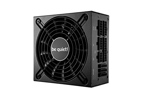 be quiet! SFX L Power 500W, 80 Plus Gold, temperaturgesteuerter 120mm Qualitätslüfter, 4 PCIe-Anschlüsse für leistungsstarke GPUs, modulare Kabel, SFX/-ATX Netzteil-Adapter-Blende, BN238 von be quiet!