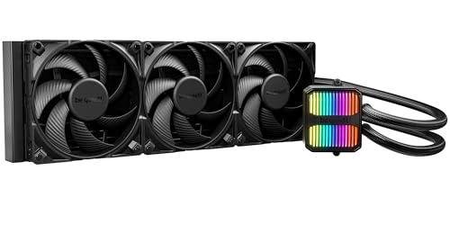 be quiet! Silent Loop 3 420mm Wasserkühlung, 3 Silent Wings 4 140mm PWM high-speed Lüfter, hochentwickelter Kühlblock, leistungsstarkes 3-Kammer-Pumpendesign, unglaublich hohe Kühlleistung von be quiet!