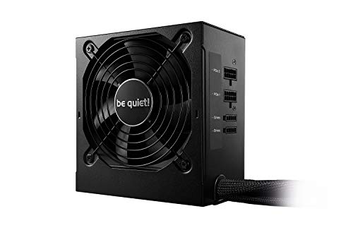 be quiet! System Power 9 500W cm PC-Netzteil | 80 Plus Bronze Effizienz | ATX | mit Kabelmanagement | Schwarz | BN301 von be quiet!