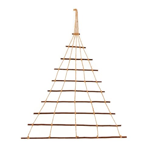 be4nature Holz Weihnachtsbaum zum Aufhängen 100 cm x 140 cm Tannenbaum Wanddeko Hängedeko zum Dekorieren Basteln für DIY Adventskalender Wandschmuck als Weihnachtsdeko aus Holz von be4nature