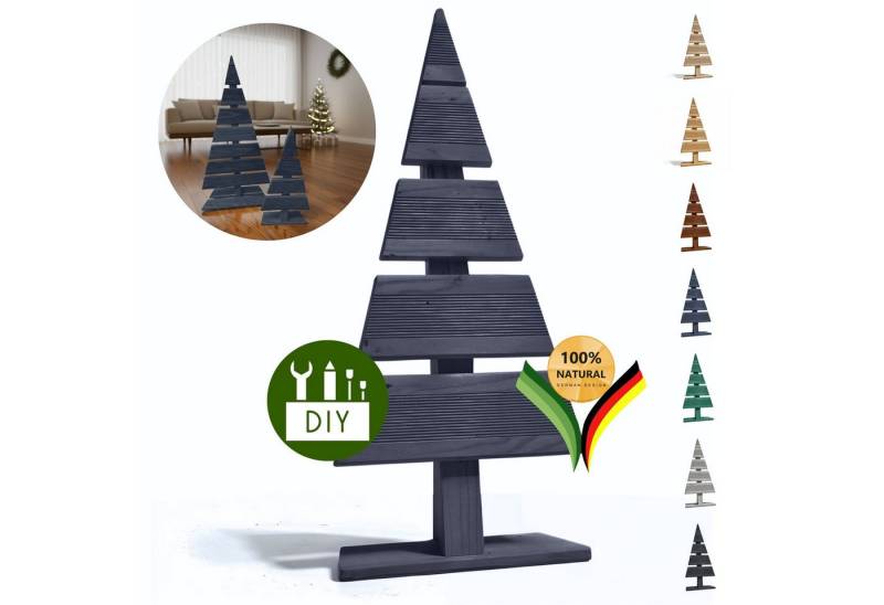 be4nature Weihnachtsfigur (1 St), DIY Holzleiter für Adventskalender festliche Dekoration Weihnachtsbaum von be4nature