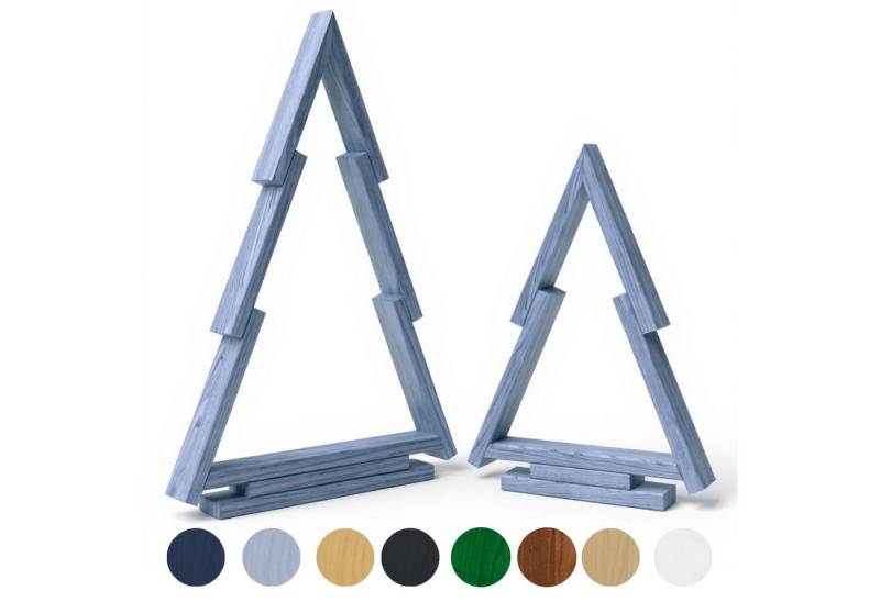 be4nature Weihnachtsfigur 2er SET Deko Tannenbaum Weihnachtsschmuck Weihnachtsdekoration (Fertiggebaut, 1 St., Silbern), Handgemacht aus Holz für Innen und Außen geeignet für Flur und Balkon be4nature Weihnachtsfigur 2er SET Deko Tannenbaum Weihnachtsschmuck Weihnachtsdekoration (Fertiggebaut, 1 St., Silbern), Handgemacht aus Holz für Innen und Außen geeignet für Flur und Balkon von be4nature