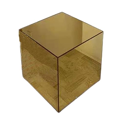 Hochwertiger Acryl Beistelltisch/Nachttisch, Cube Shaped End Table Acryl Sofa Beistelltisch Kleiner Acryl Drink Table Für Kleine Räume Kleiner Nachttisch Nachttisch Für Schlafzimmer Home ( Color : C ) von beaka