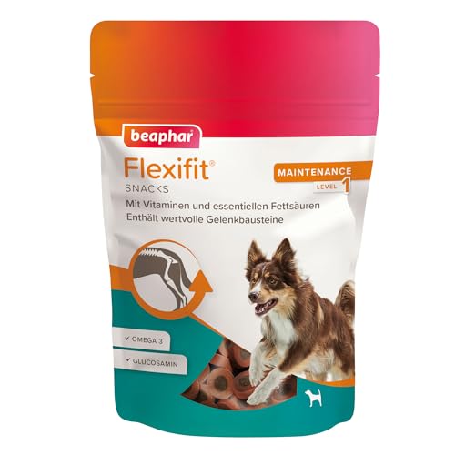 BEAPHAR - Flexifit Snacks Für Hunde - Unterstützt Die Gelenkbeweglichkeit Und Vitalität - Mit Vitamin C, Glucosamin Und Omega 3-150 g von PET_FOOD