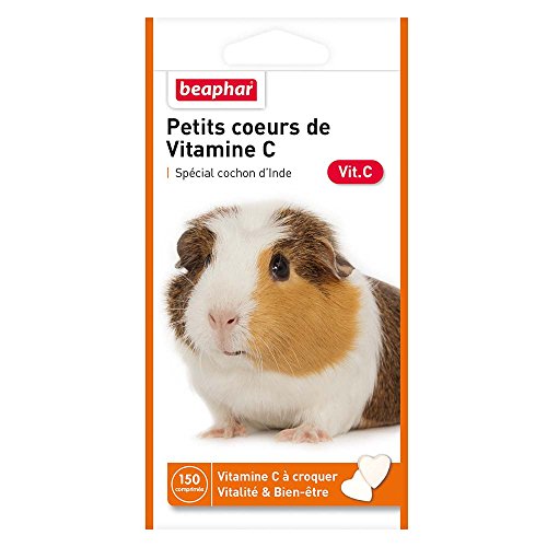 BEAPHAR PETITS COEURS DE VITAMINE C COCHON D'INDE 150 CPS von beaphar