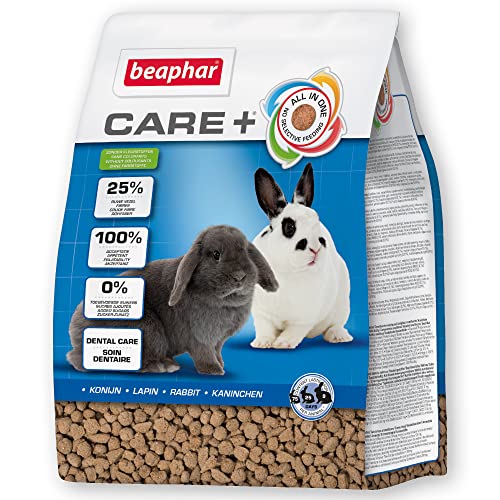 BEAPHAR - Care+ Kaninchen - Für Nager Und Kleinsäuger - Ab Dem 10. Lebensmonat - Mit Spirulina, Vitamin E, Yucca Schidigera - Unterstützt Immunsystem Und Verdauung - 1,5 kg von beaphar