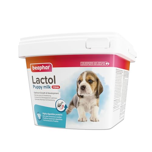 BEAPHAR - Lactol Aufzucht-Milch - Für Hundewelpen - Von Geburt An - Muttermilchersatz Mit DHA, Vitaminen Und Mineralien - Unterstützt Gesunde Aufzucht Und Stärkung - 1 kg von beaphar