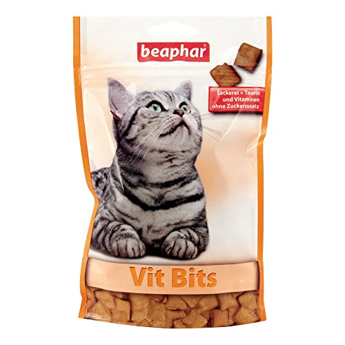 beaphar VIT Bits - Für Katzen - Zur Unterstützung der täglichen Vitaminversorgung - Katzensnacks - 1er Pack (1 x 150 g) von beaphar