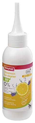 beaphar Bio Ohrenrein Milch für Hunde und Katzen, sanfte Pflege und Reinigung der äußeren Gehörgänge, 100 ml von beaphar