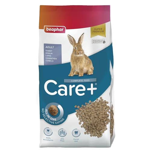 BEAPHAR - Care+ Kaninchen - Für Nager Und Kleinsäuger - Mit Spirulina, Vitamin E, Yucca Schidigera, Omega-3 Und 6 - Unterstützt Die Gesundheit Und Das Wohlbefinden - 10 kg von beaphar