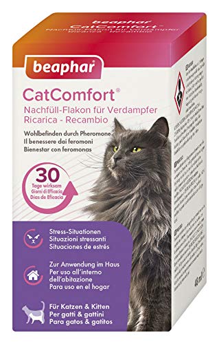 beaphar CatComfort Nachfüll-Flakon für Verdampfer, Beruhigungsmittel für Katzen mit Pheromonen beaphar CatComfort Nachfüll-Flakon für Verdampfer, Beruhigungsmittel für Katzen mit Pheromonen von beaphar