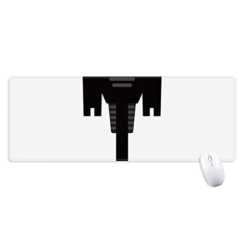 beatChong Anzeigeschirm-Kabel schwarz Stecker Griffige Mousepad Große Erweiterte Spiel Büro titched Kanten Computer-Mat Geschenk von beatChong