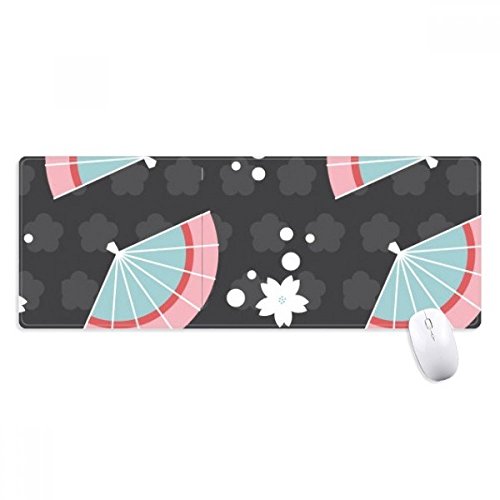 beatChong Blau Rosa Fans Japan Spots Griffige Mousepad Große Erweiterte Spiel Büro titched Kanten Computer-Mat Geschenk von beatChong