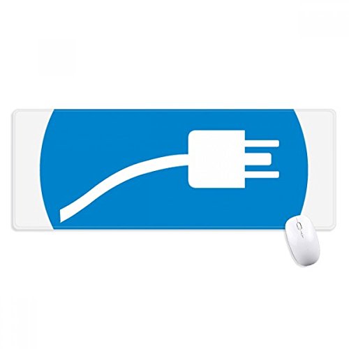 beatChong Blau Stecker Kabel Ladekabel Muster Griffige Mousepad Große Erweiterte Spiel Büro titched Kanten Computer-Mat Geschenk beatChong Blau Stecker Kabel Ladekabel Muster Griffige Mousepad Große Erweiterte Spiel Büro titched Kanten Computer-Mat Geschenk von beatChong