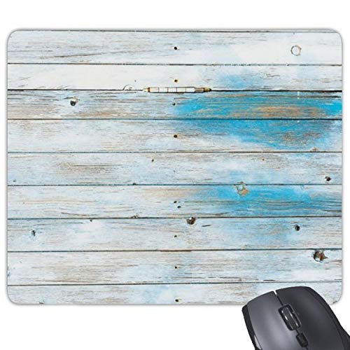 beatChong Blau Weiß Holz Mordern Helle Perforation Stripes Illustration Muster Rechteck Griffige Gummi Mousepad Spiel Mauspad Geschenk von DIYthinker