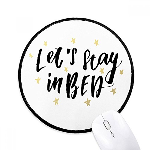 beatChong Bleiben wir im Bett Zitat Mousepad Handwrite runde Schwarze genähte Rand Mat Nicht Beleg-Spiel beatChong Bleiben wir im Bett Zitat Mousepad Handwrite runde Schwarze genähte Rand Mat Nicht Beleg-Spiel von beatChong
