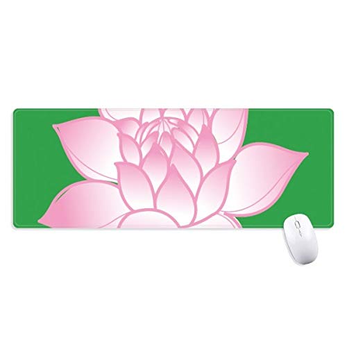beatChong Blume Pflanze Lotus-Blumen-Rosa-Muster Griffige Mousepad Große Erweiterte Spiel Büro titched Kanten Computer-Mat Geschenk von beatChong