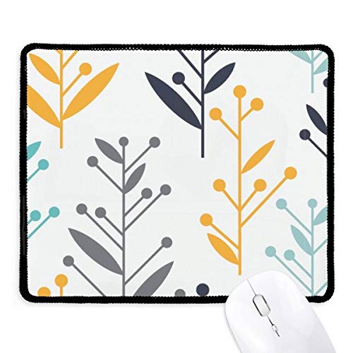 beatChong Bud Blume Pflanze Farbe Griffige Mousepad Spiel Büro Schwarz genähte Kanten Geschenk von beatChong