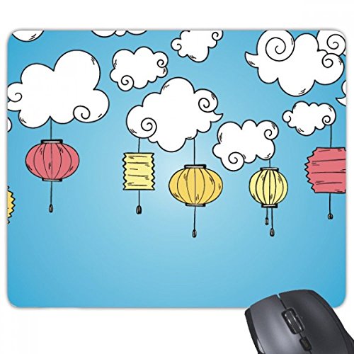 beatChong Bunte Cartoon Wolke Laterne Muster Anti-Rutsch-Gummi Mousepad Spiel Büro Mauspad Geschenk beatChong Bunte Cartoon Wolke Laterne Muster Anti-Rutsch-Gummi Mousepad Spiel Büro Mauspad Geschenk von beatChong