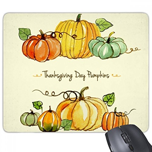 beatChong Cartoon Kürbis Thanksgiving Day Muster Rechteck Griffige Gummi Mousepad Spiel Mauspad Geschenk von beatChong