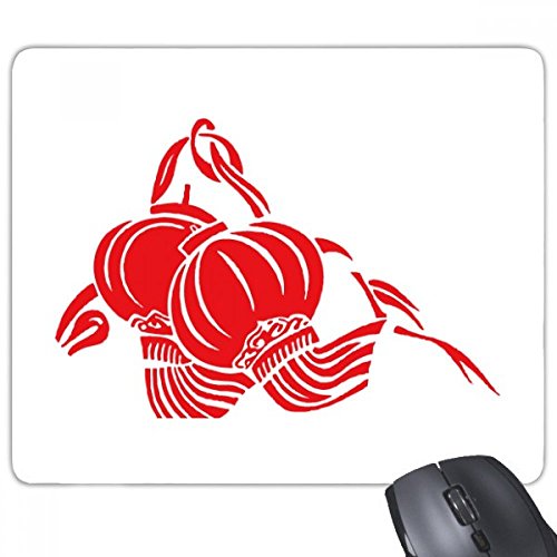 beatChong Chinesische Laterne Lotus Rot Muster Anti-Rutsch-Gummi Mousepad Spiel Büro Mauspad Geschenk beatChong Chinesische Laterne Lotus Rot Muster Anti-Rutsch-Gummi Mousepad Spiel Büro Mauspad Geschenk von beatChong