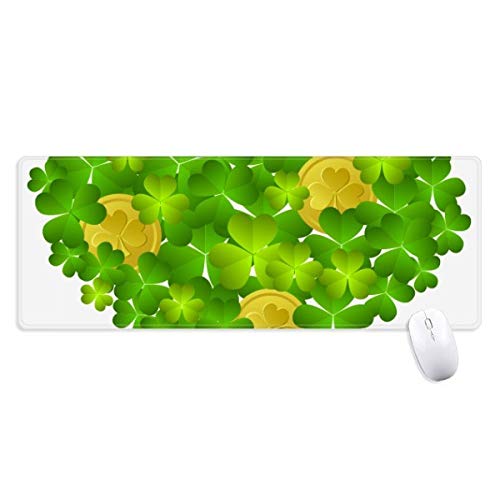 beatChong Clover Herz Irland St.Patrick Tages Griffige Mousepad Große Erweiterte Spiel Büro titched Kanten Computer-Mat Geschenk beatChong Clover Herz Irland St.Patrick Tages Griffige Mousepad Große Erweiterte Spiel Büro titched Kanten Computer-Mat Geschenk von beatChong