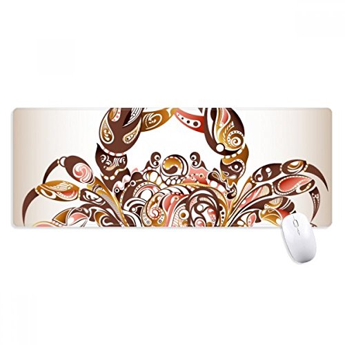 beatChong Crab Pattern Design Meeresorganismus Griffige Mousepad Große Erweiterte Spiel Büro titched Kanten Computer-Mat Geschenk beatChong Crab Pattern Design Meeresorganismus Griffige Mousepad Große Erweiterte Spiel Büro titched Kanten Computer-Mat Geschenk von beatChong