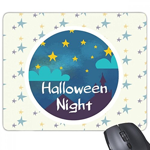 beatChong Der Himmel von Halloween Night Rectangle Griffige Gummi Mousepad Spiel Mauspad Geschenk von beatChong