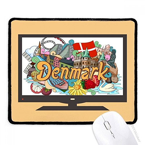 beatChong Der Nye Havn Schloss Frederiks Dänemark Computer Mouse Pad Anti-Rutsch-Gummi Mousepad Spiel Büro von beatChong