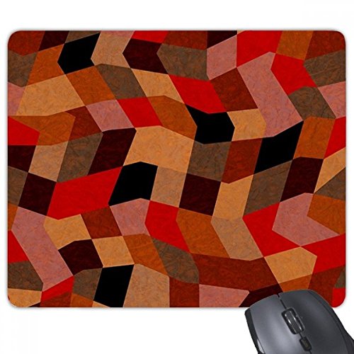 beatChong Diamant-Polygon-Fliese Bunte Muster Rectangle Griffige Gummi Mousepad Spiel Mauspad Geschenk von beatChong