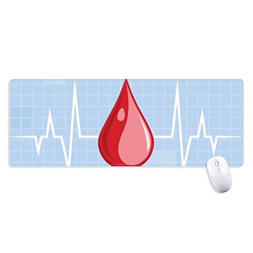 beatChong Elektrokardiogramm Blut, Design, Muster Griffige Mousepad Große Erweiterte Spiel Büro titched Kanten Computer-Mat Geschenk beatChong Elektrokardiogramm Blut, Design, Muster Griffige Mousepad Große Erweiterte Spiel Büro titched Kanten Computer-Mat Geschenk von beatChong