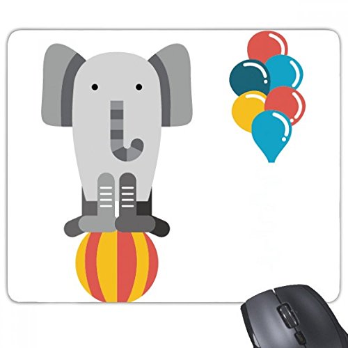 beatChong Erstaunlich Lustiger Ballon Elefant Illustration Griffige Gummi Mousepad Spiel Büro Mauspad Geschenk von beatChong