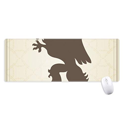 beatChong Europ Tiere National Emblem Gepard Griffige Mousepad Große Erweiterte Spiel Büro titched Kanten Computer-Mat Geschenk von beatChong