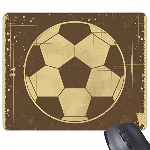 beatChong Fußball-Sport-Illustration Schwarz-Muster Anti-Rutsch-Gummi Mousepad Spiel Büro Mauspad Geschenk von beatChong