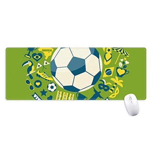beatChong Fussball Viva Brasilien Kultur Griffige Mousepad Große Erweiterte Spiel Büro titched Kanten Computer-Mat Geschenk beatChong Fussball Viva Brasilien Kultur Griffige Mousepad Große Erweiterte Spiel Büro titched Kanten Computer-Mat Geschenk von beatChong