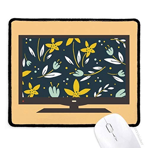 beatChong Gelb Grün-Blumen-Anlage Farbe Computer-Maus-Pad Anti-Rutsch-Gummi Mousepad Spiel Büro von beatChong