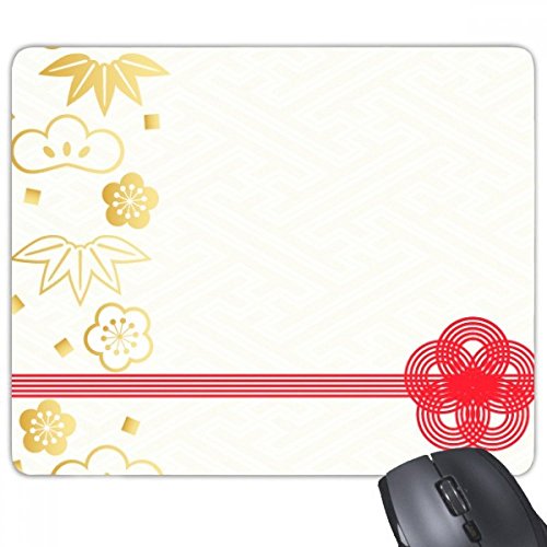 beatChong Goldene Sakura Geometrie Blumen Muster Rechteck Griffige Gummi Mousepad Spiel Mauspad Geschenk von DIYthinker