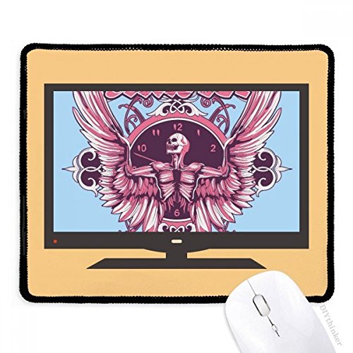 beatChong Graffiti-Straßen-Schädel-Winkel-Uhr-Muster Computer Mouse Pad Anti-Rutsch-Gummi Mousepad Spiel Büro von beatChong