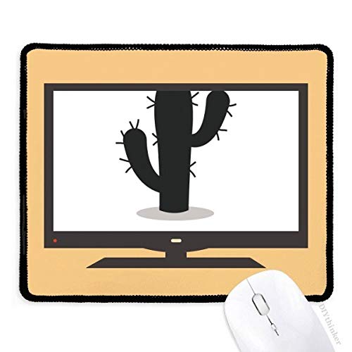 beatChong Grüner Kaktus-Anlage Succulents Silhouette Computer Mouse Pad Anti-Rutsch-Gummi Mousepad Spiel Büro von beatChong