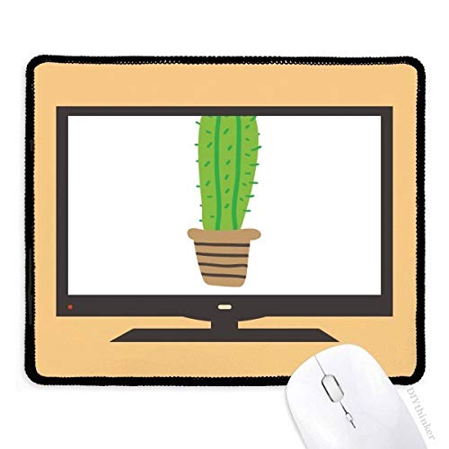 beatChong Grüner Kaktus Topfpflanze Sukkulente Computer Mouse Pad Anti-Rutsch-Gummi Mousepad Spiel Büro von beatChong