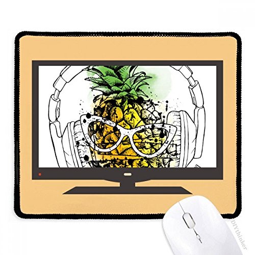 beatChong Headset Ananas Sonnenbrille Obst Computer Mouse Pad Anti-Rutsch-Gummi Mousepad Spiel Büro beatChong Headset Ananas Sonnenbrille Obst Computer Mouse Pad Anti-Rutsch-Gummi Mousepad Spiel Büro von beatChong