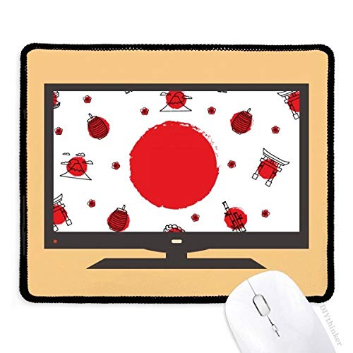 beatChong Japan Kultur Nationalflagge Laterne Computer Mouse Pad Anti-Rutsch-Gummi Mousepad Spiel Büro von beatChong