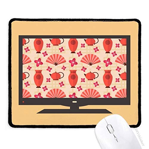 beatChong Japan Vase Teekanne Fan Sakura Computer Mouse Pad Anti-Rutsch-Gummi Mousepad Spiel Büro von beatChong