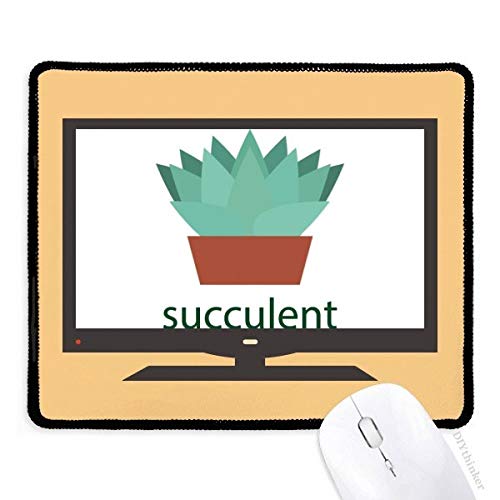 beatChong Kaktus Topfgrünpflanze Sukkulente Computer Mouse Pad Anti-Rutsch-Gummi Mousepad Spiel Büro von beatChong