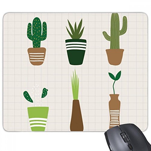 beatChong Kaktus Topfpflanze Sukkulente Griffige Gummi Mousepad Spiel Büro Mauspad Geschenk von beatChong